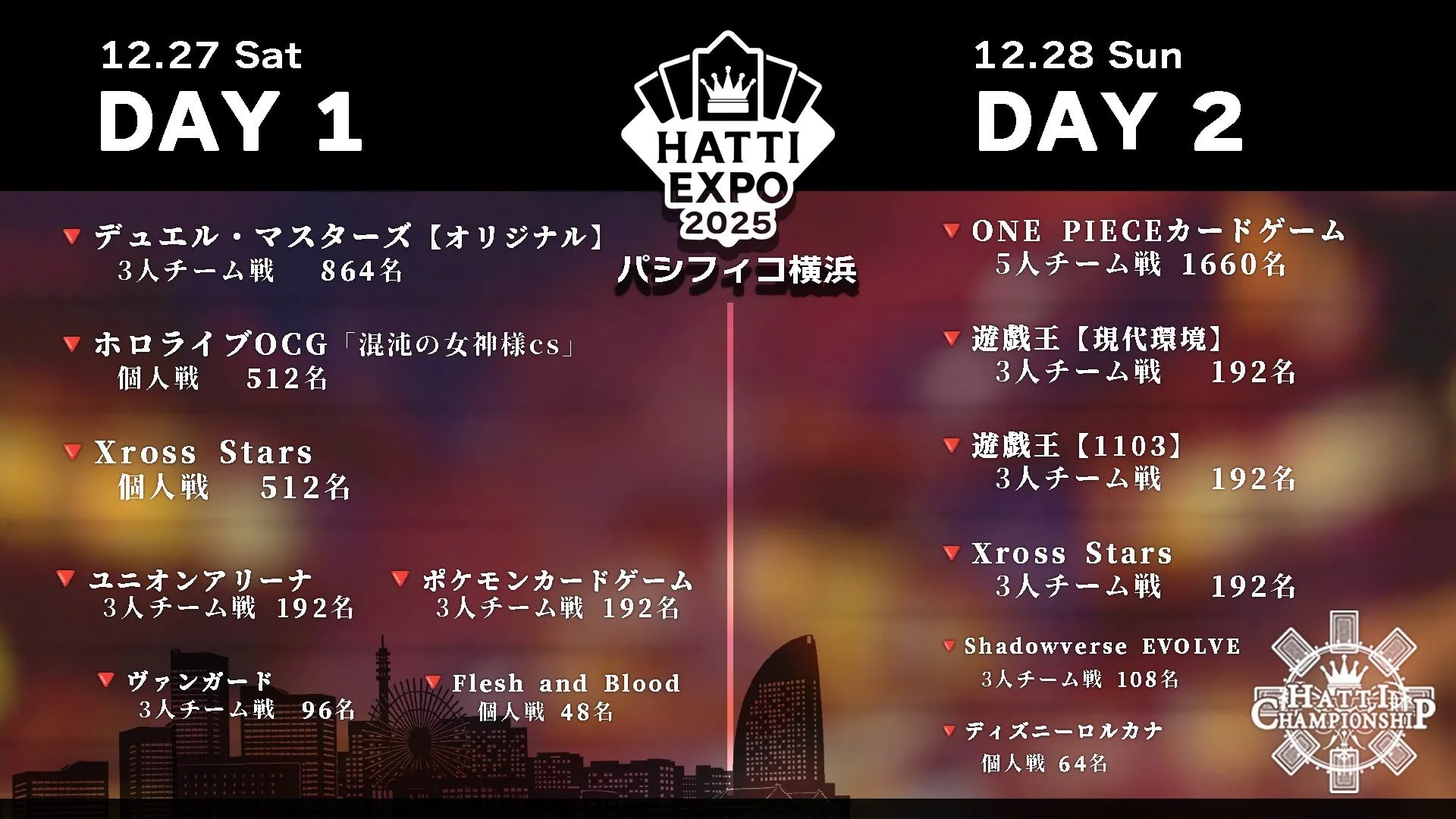 国内最大級のカードイベントHATTI EXPO 2025開催!